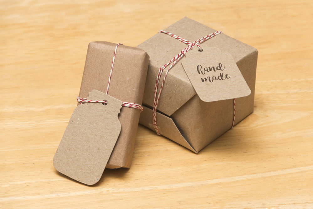 Tarjetas Etiquetas Vintage Kraft