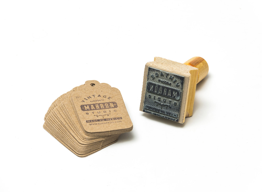 Tarjetas Etiquetas Vintage Kraft